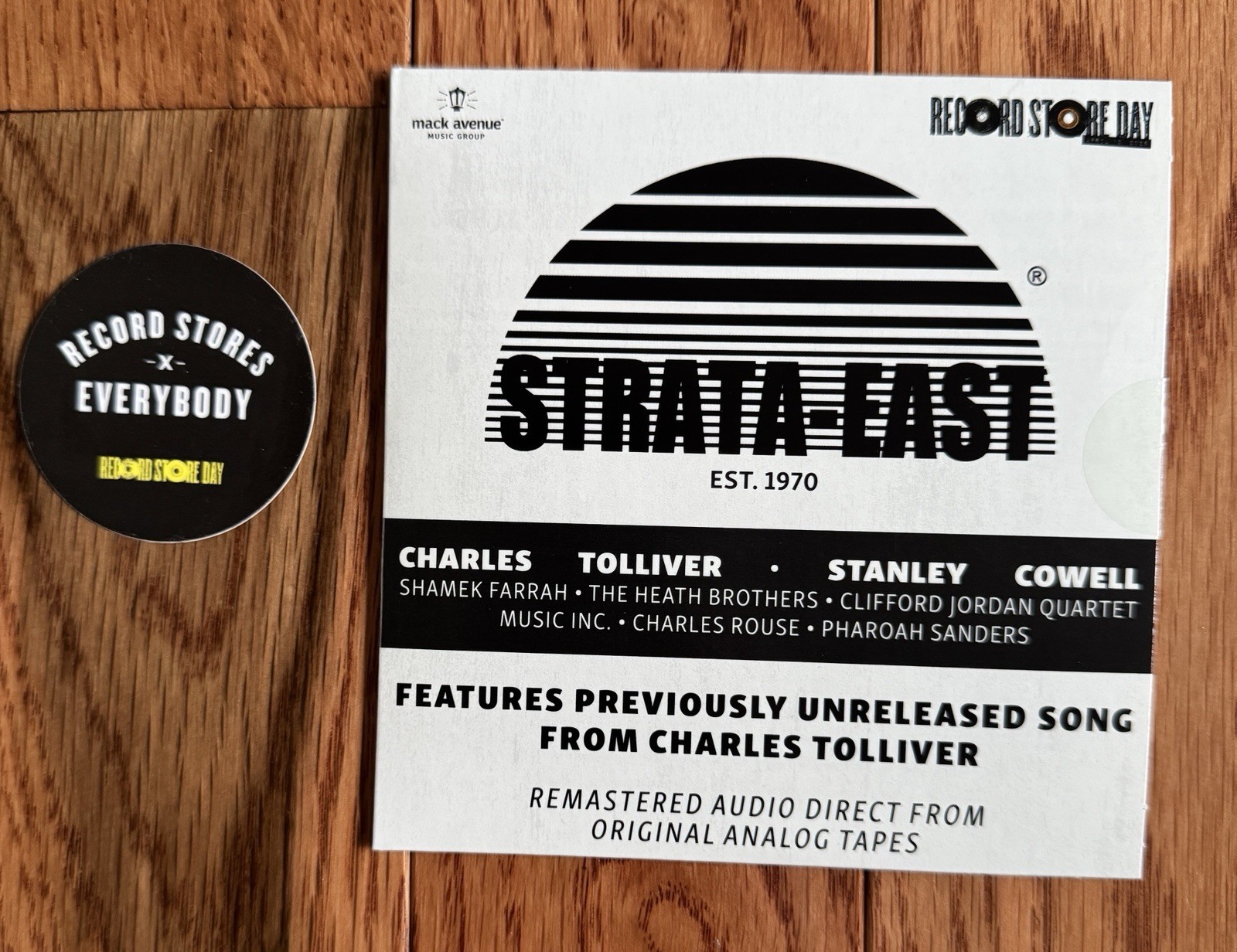 Strata-East Record Store Day Compilation 2025 Promo CD Sealed and RSD Sticker