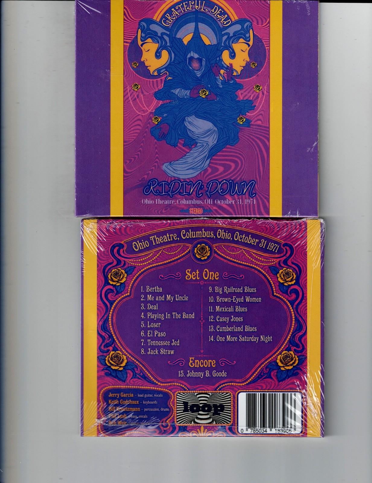 GRATEFUL DEAD - RIDIN' DOWN: LIVE AT OHIO THEATRE 1971 (CD 2026) NEW *15 TRACKS*