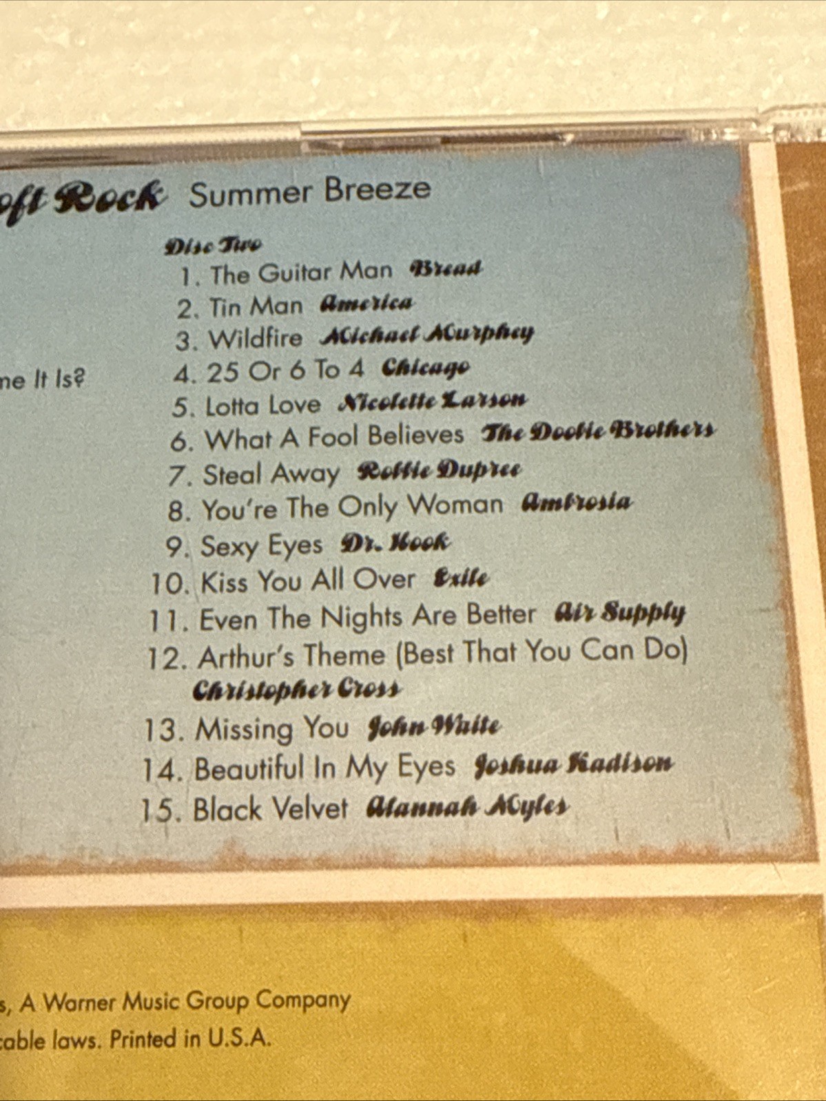 Time Life Classic Soft Rock: Summer Breeze 2 CD BERTIE HIGGINS BREAD AMBROSIA...