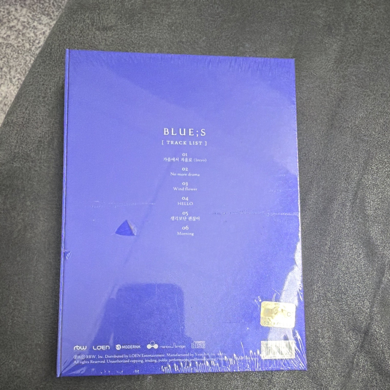 MAMAMOO BLUE;S K-Pop CD Mini Album 2018 LOEN Sealed Korean Card Sleeve