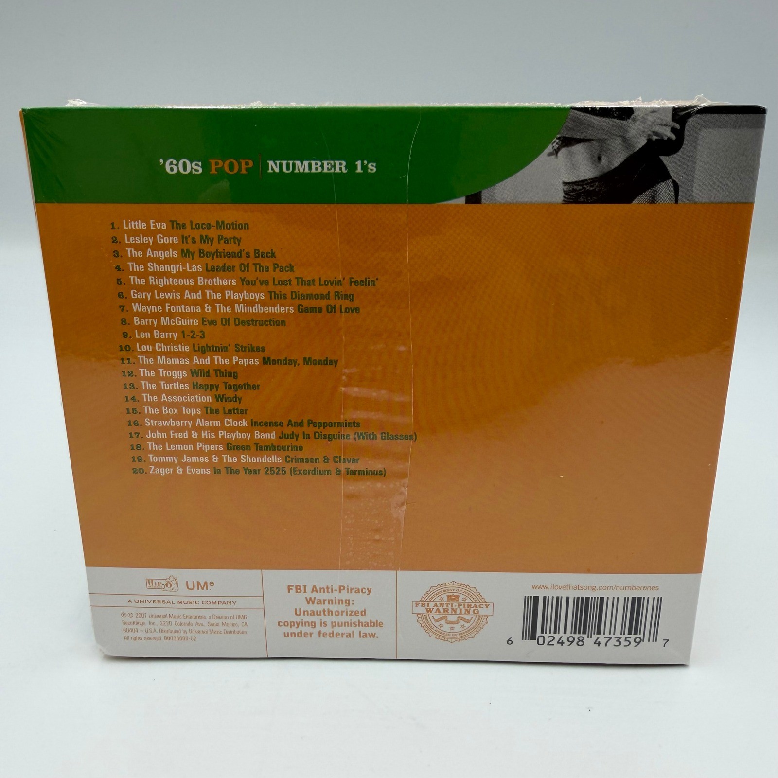 60s Pop Number 1s CD Various Artists 2007 UMe Compilation 20 Tracks Sealed