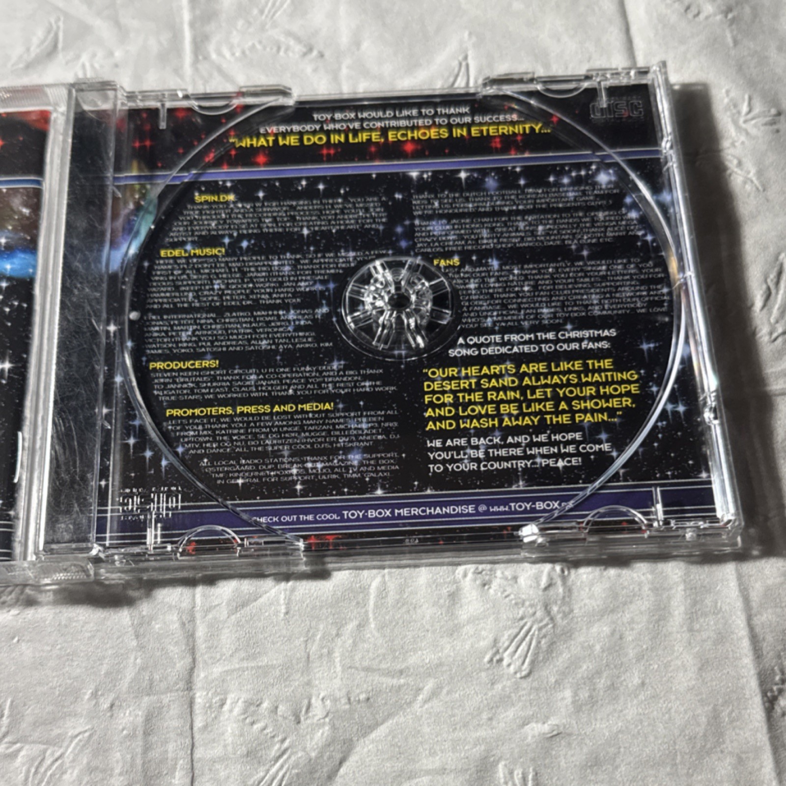 Toy-Box ToyRide CD Album Pop 2001 Edel Jewel Case Standard Multicolor