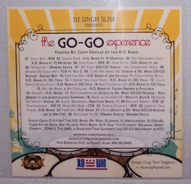 DC GoGo, Funk CD, The Go-Go Experience Mixtape 2009