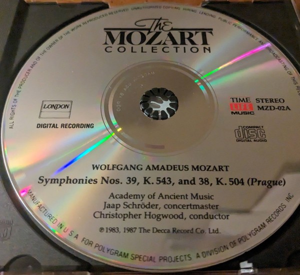 Wolfgang Amadeus Mozart - The Mozart Collection: Symphonies Nos. 39, 38 (CD, Com