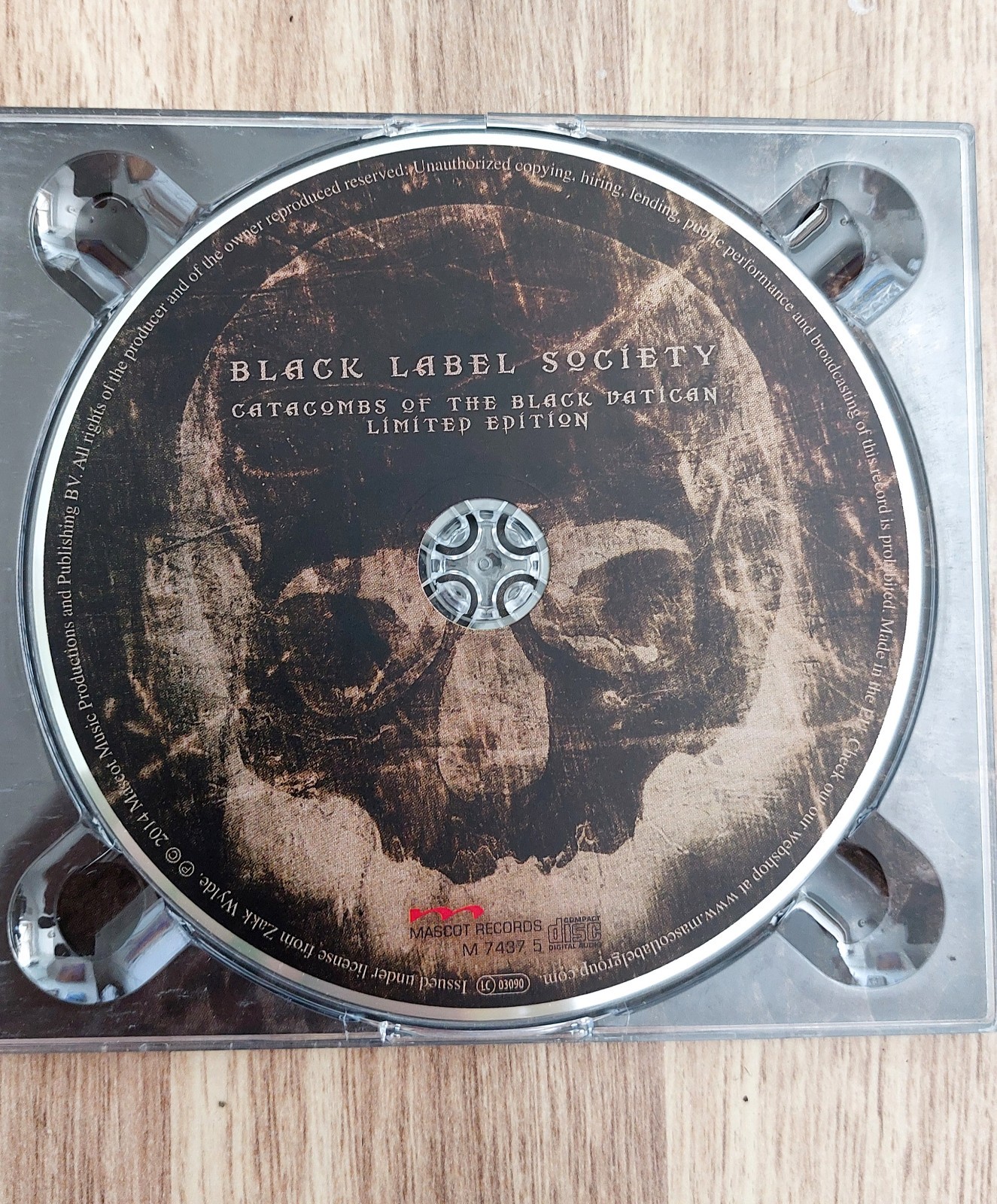 BLACK LABEL SOCIETY - CATACOMBS OF THE BLACK BATICAN , LTD EDITION, GD CONDITION