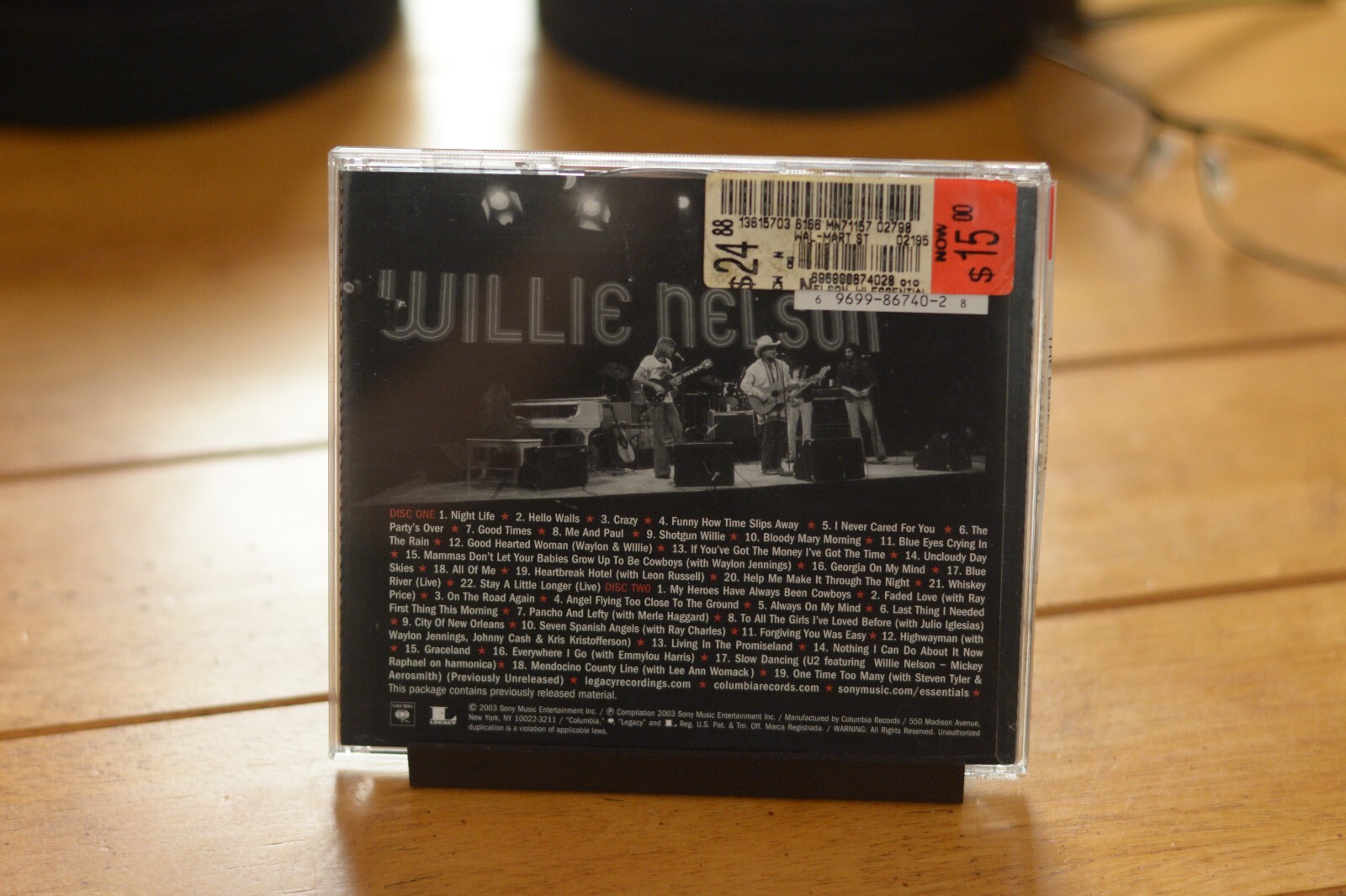 THE ESSENTIAL WILLIE NELSON [LIKE NEW CD] 2 DISC SET 2003 [135]