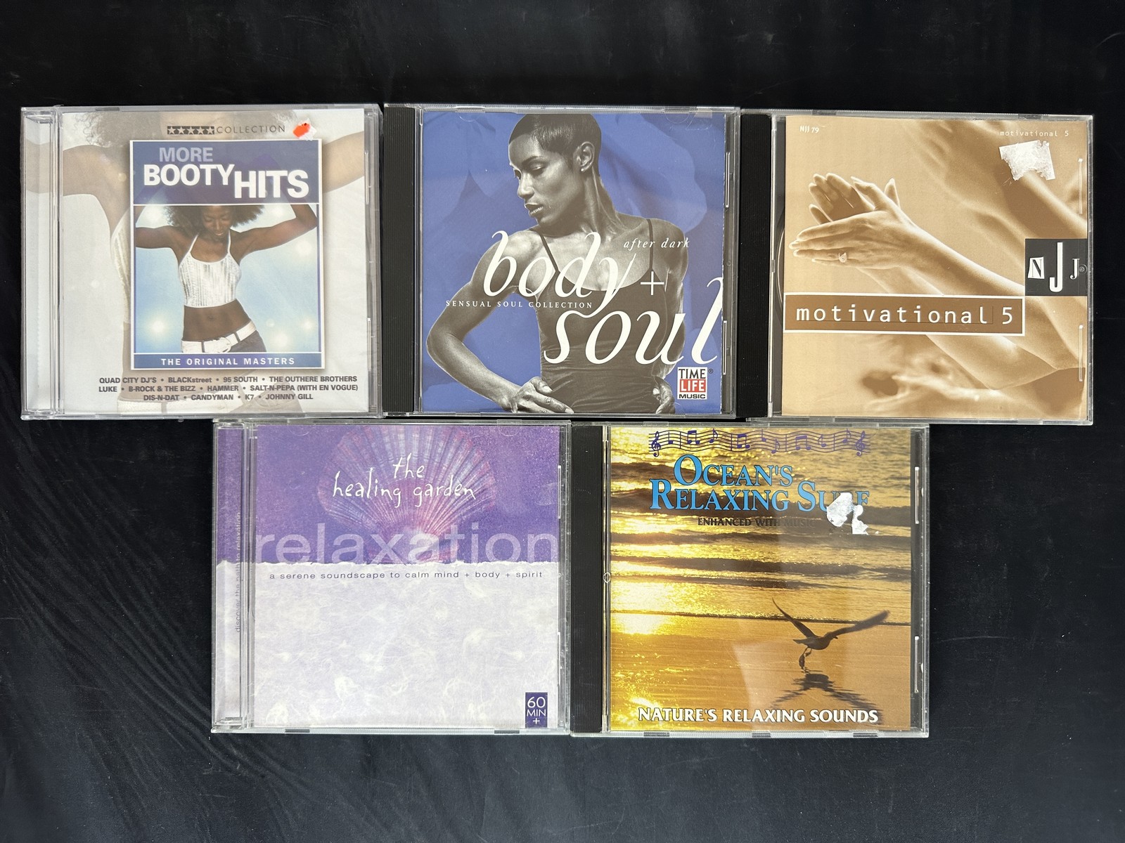 Lot Of 5 Random Relaxing And Meditation Music Albums On Audio CD Album Sound