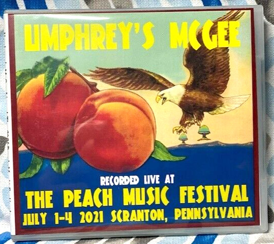 UMPHREY'S MCGEE Live at The Peach Music Festival July 2021 *NEW* 2CD