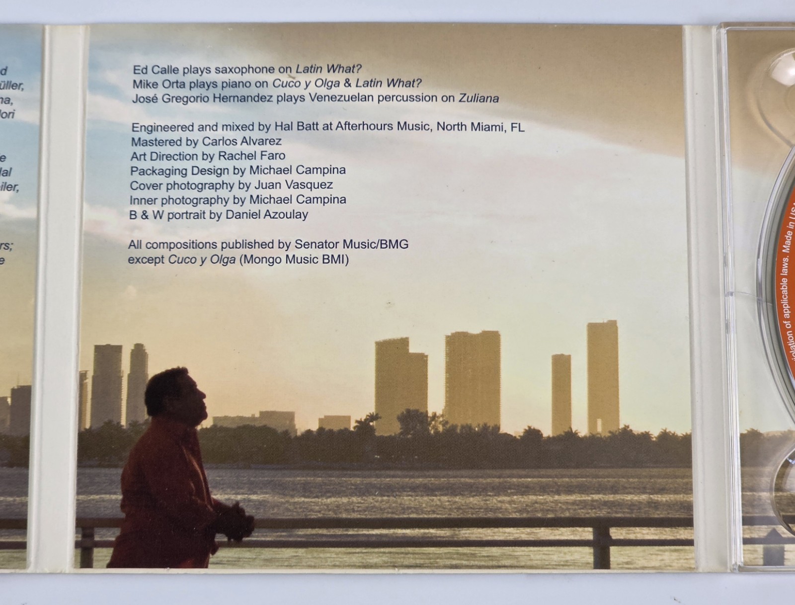 Sammy Figueroa & His Latin Jazz Explosion UrbanNature CD 2011 Jazz Latin