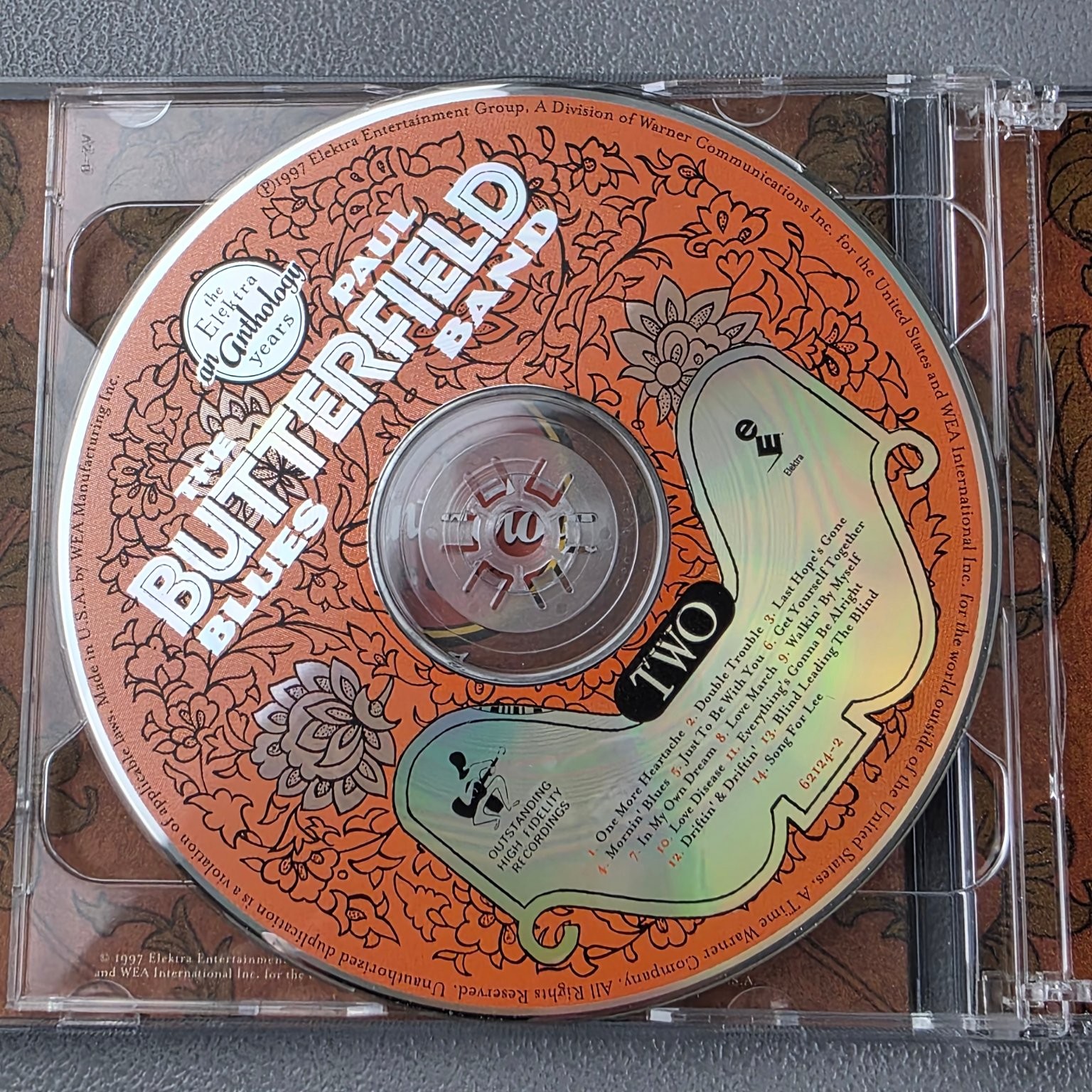 Paul Butterfield Blues Band – An Anthology: The Elektra Years CD 1997 Blues