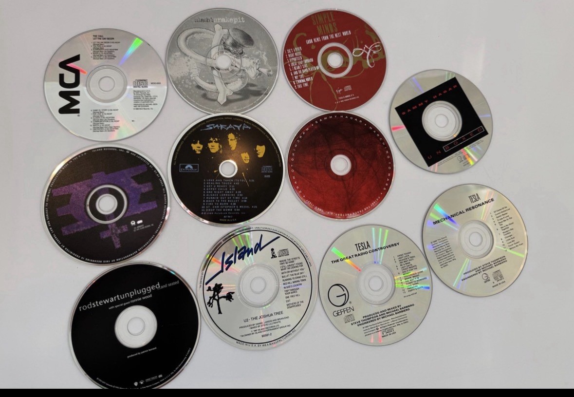 11 Loose Music CDs Mostly Late 80’s-Mid 1990’s Rock Music No Cases