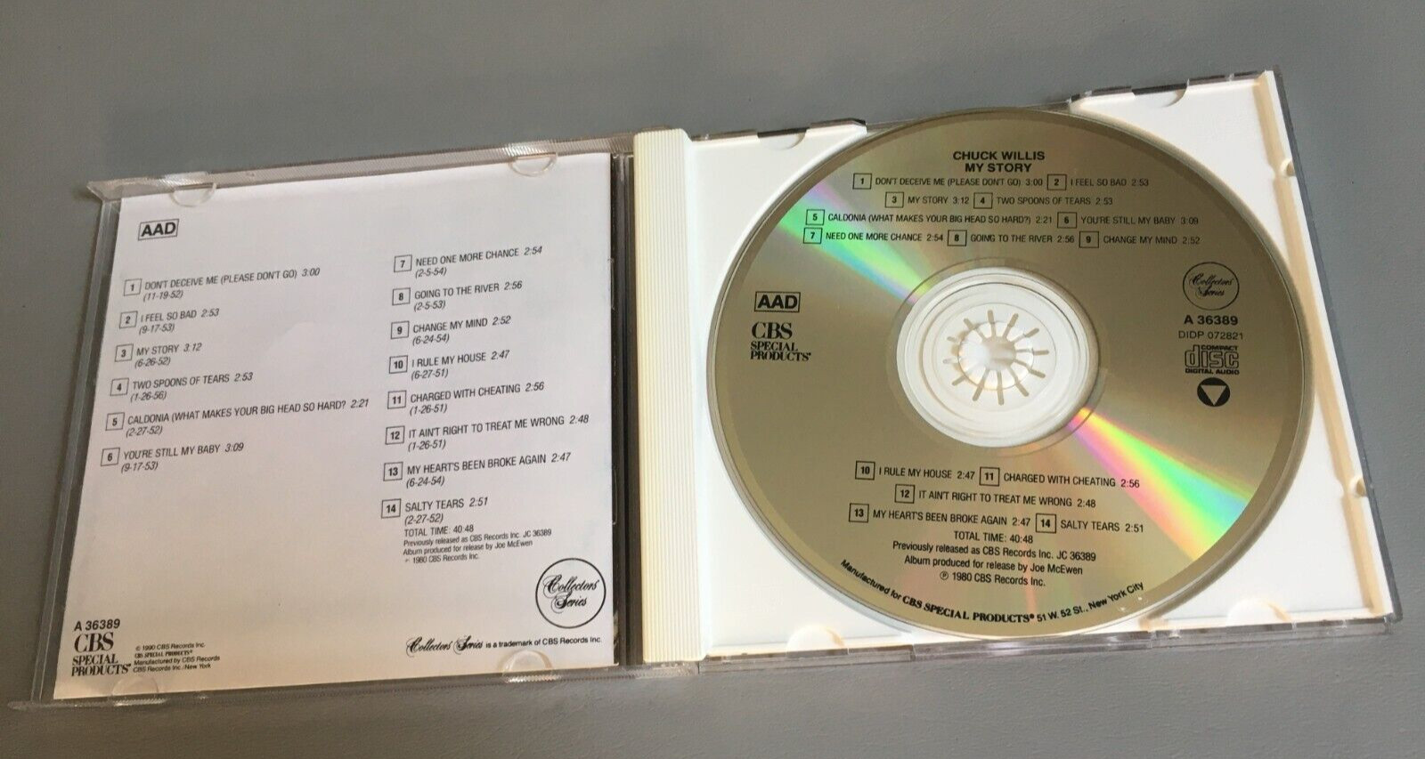 Chuck Willis My Story CD Best of Blues Greatest Hits - US Seller - Ships Free