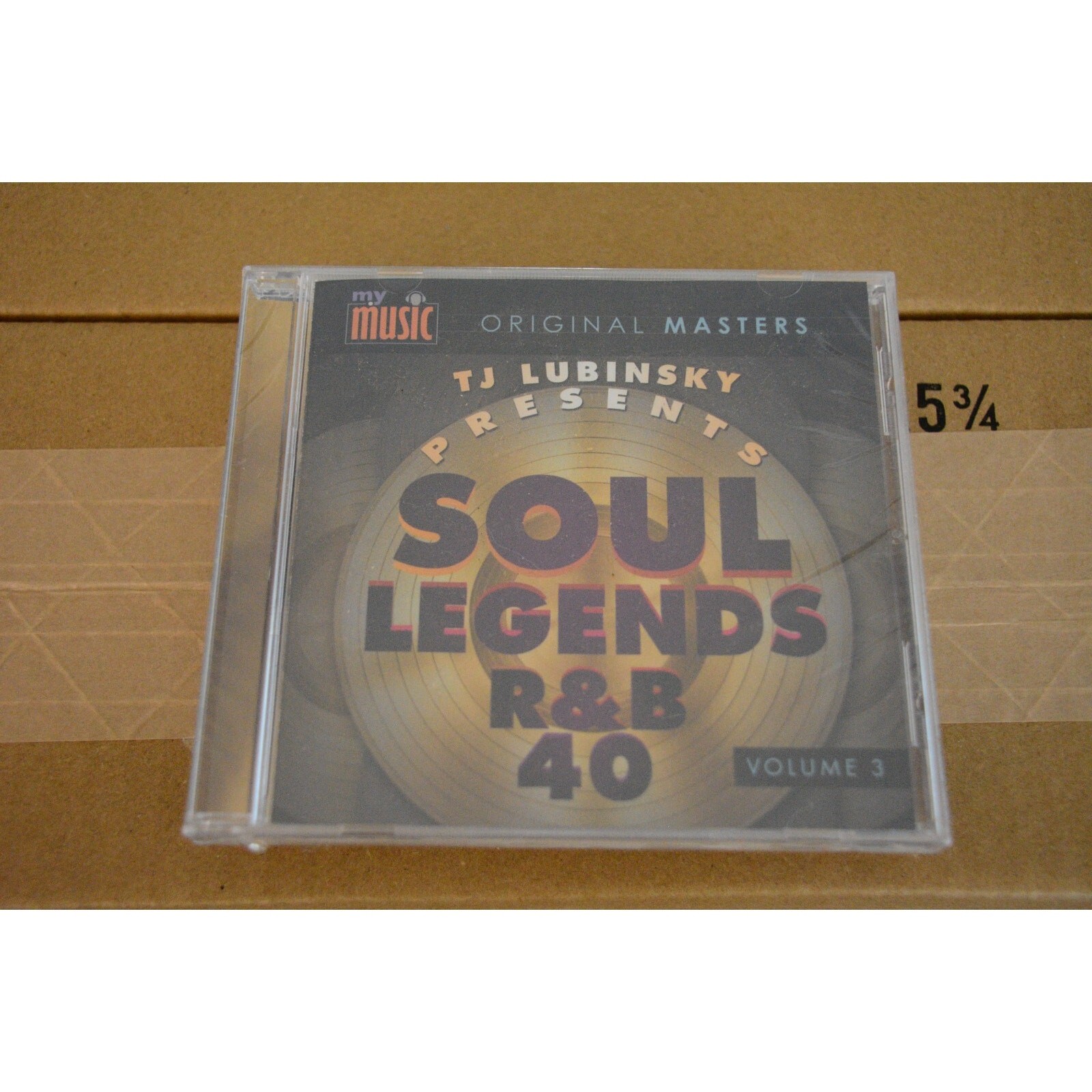 TJ LUBINSKY SOUL LEGENDS R&B 40 VOLUME 3 CD [NEW SEALED]