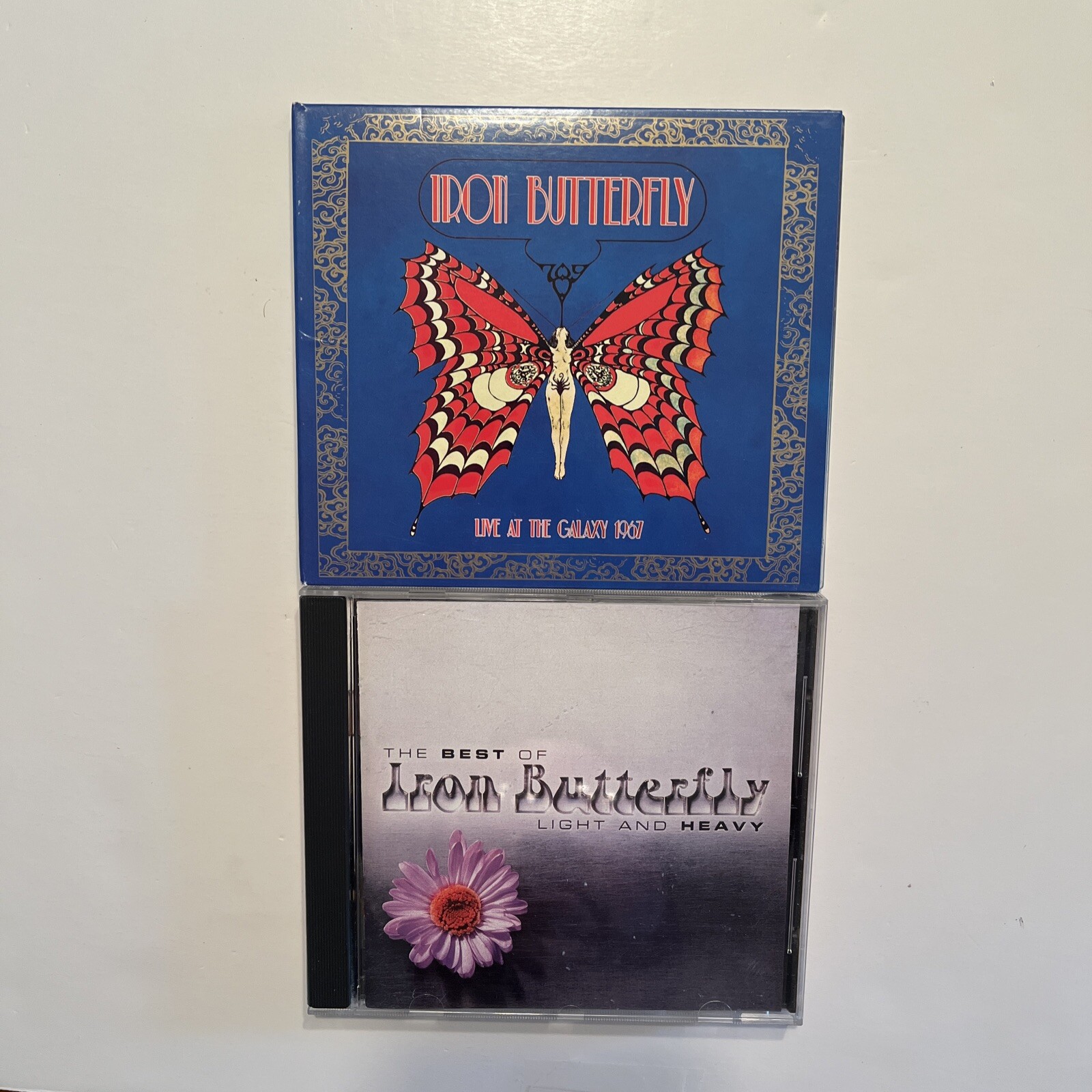 Iron Butterfly 2 CD Lot- Live At The Galaxy 1967 Light And Heavy 33 Tracks