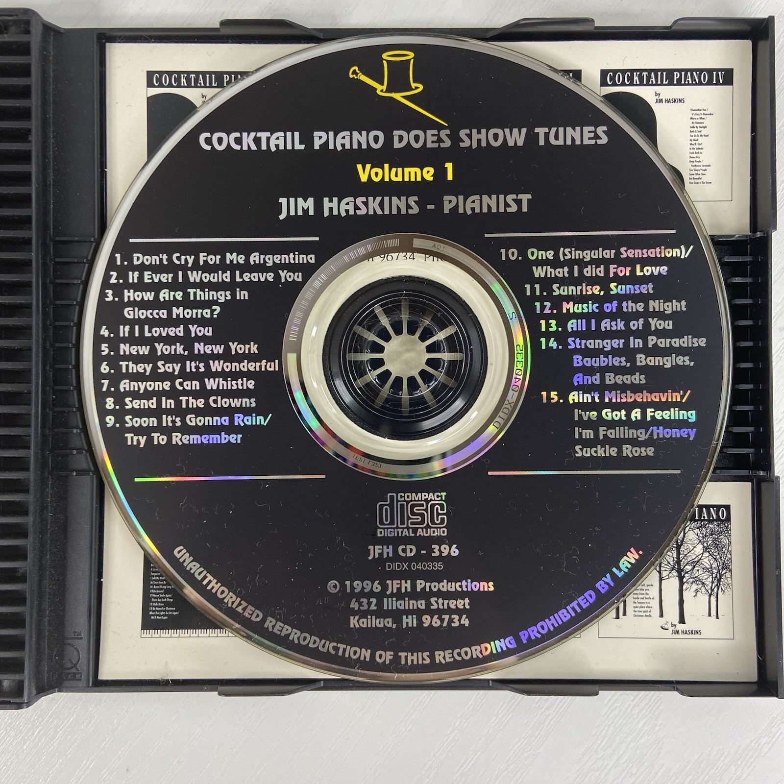 Cocktail Piano Does Show Tunes - Vol 1 By Jim Haskins Broadway Shows