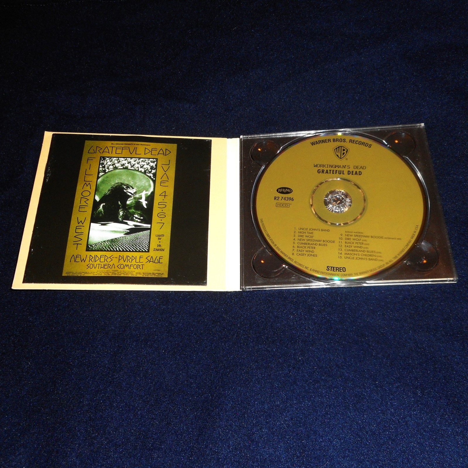 Grateful Dead - Workingman's Dead (CD, 2003, HDCD, Digipak) VG
