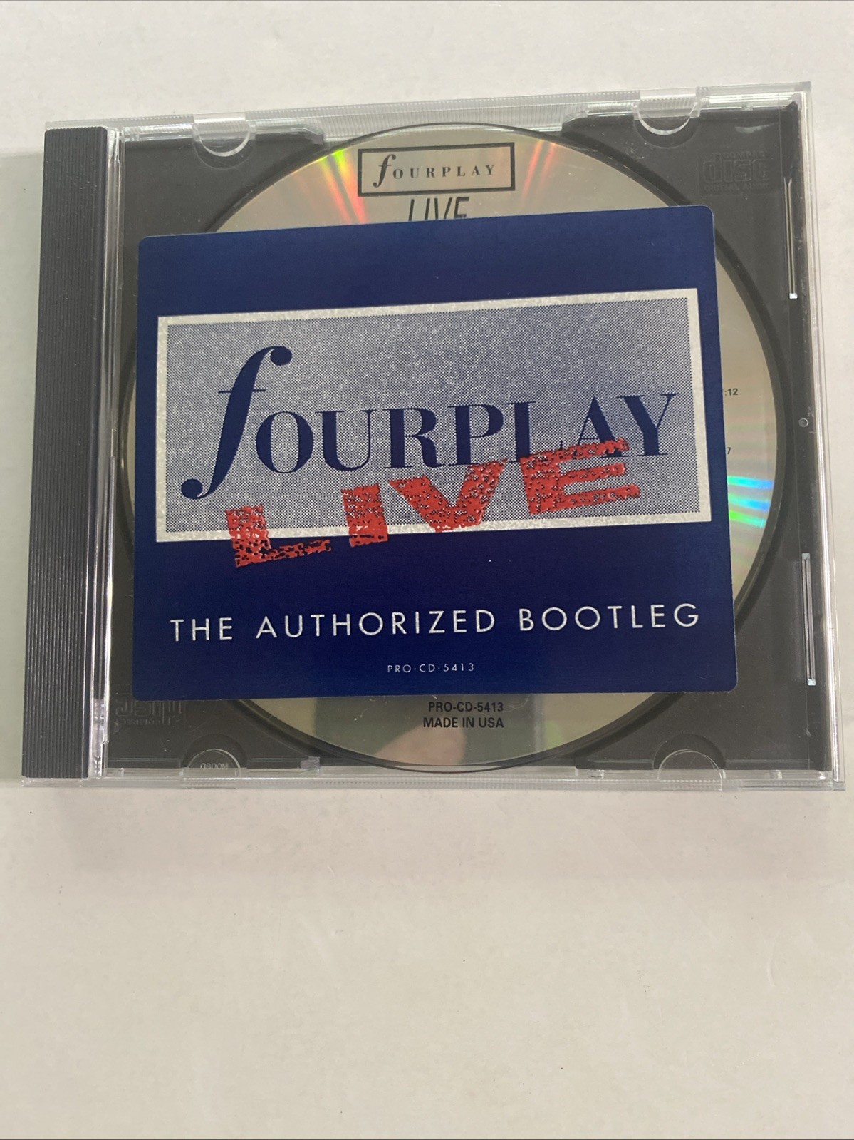 Fourplay Live The Authorized Bootleg - Used Like New Promo CD EP -US 1992 WB -NM