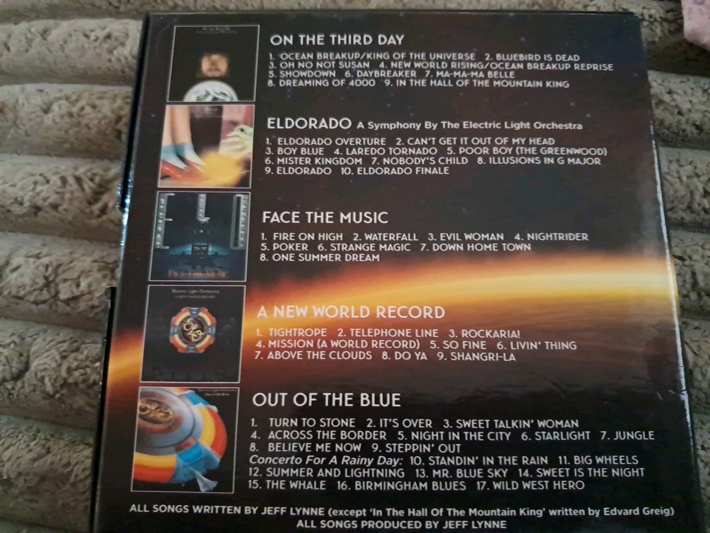 Electric Light Orchestra Studio Albums 1973-1977 5 CD Box 2016 Sony 53 Tracks