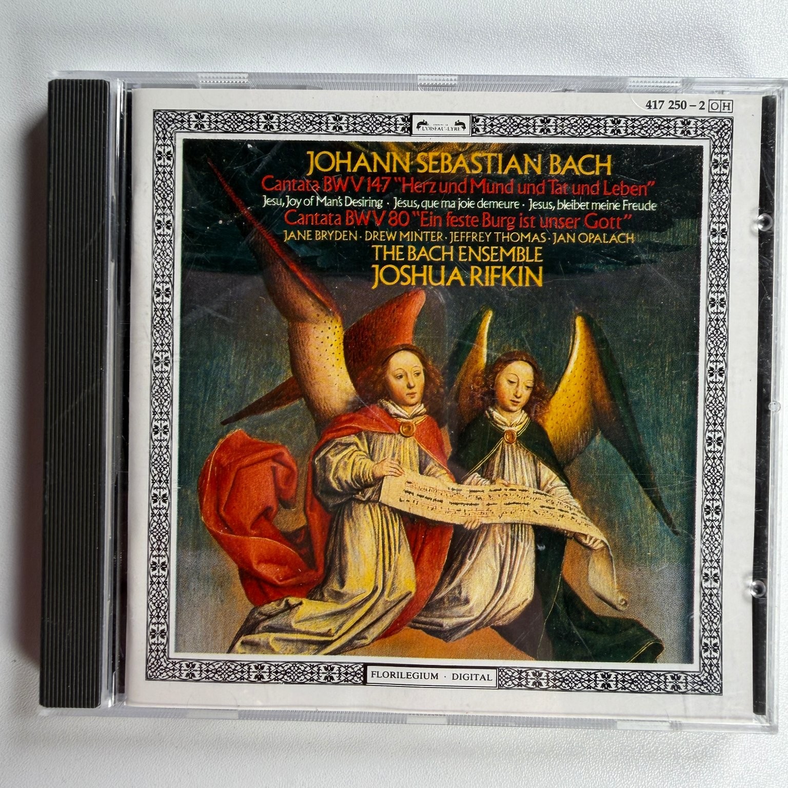 Bach Cantatas BWV 147/80 CD 1987 L'Oiseau-Lyre Classical W-Germany