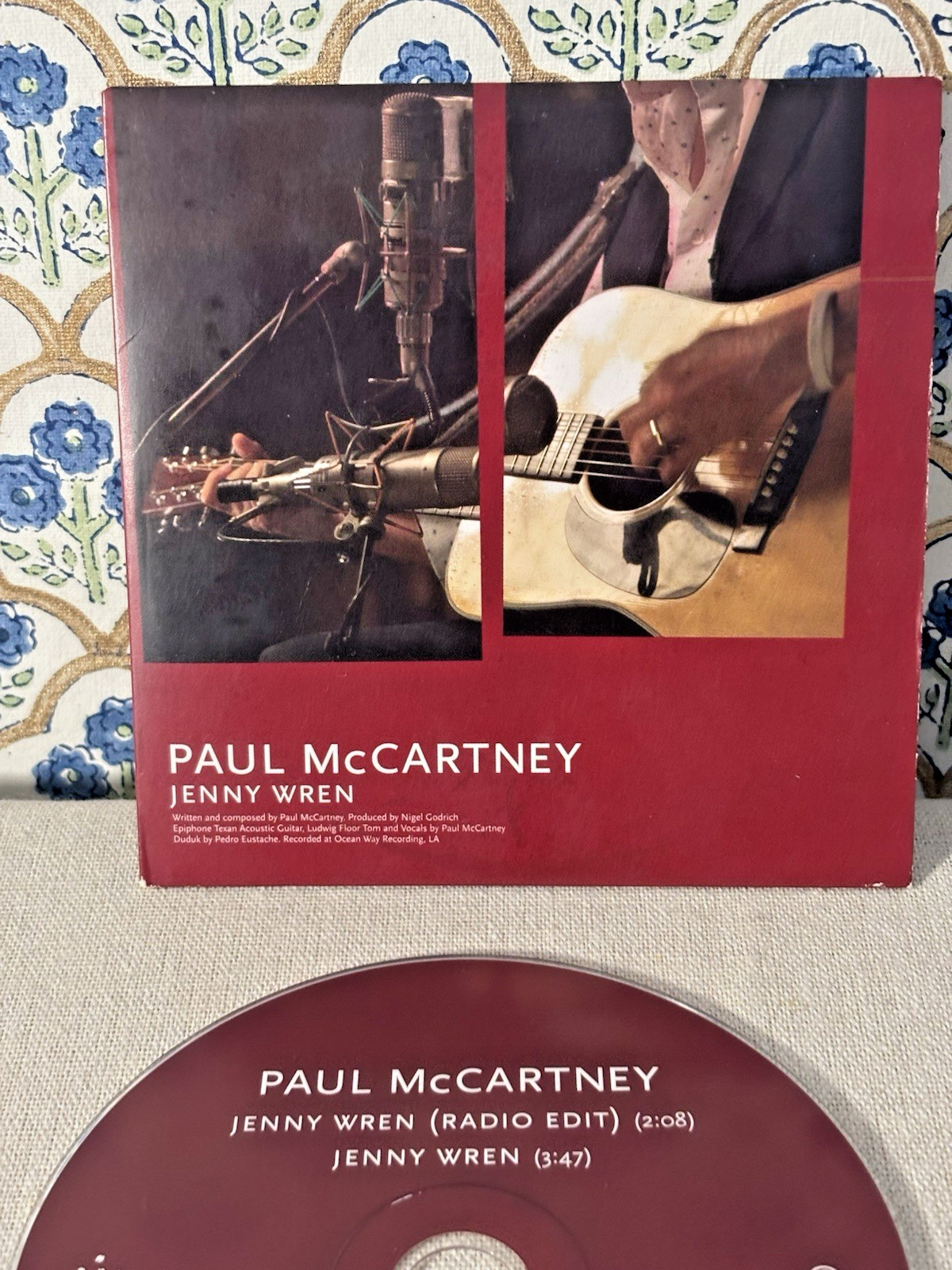 Paul McCartney Jenny Wren Radio Promo CD Cardboard Case 2005