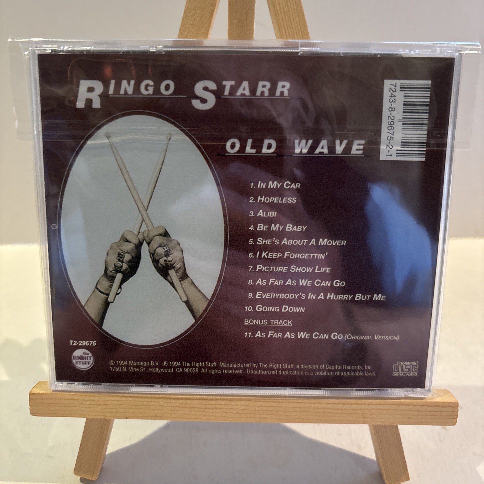 RINGO STARR~OLD WAVE~1994 US 11-TRACK CD - SEALED
