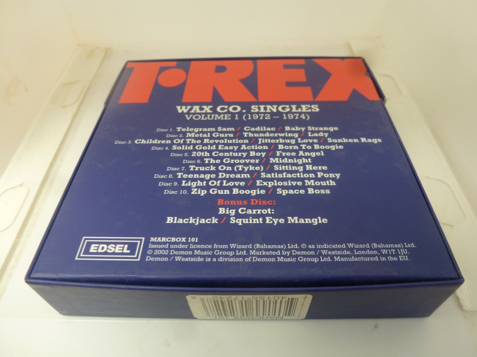 T-Rex Wax Co Singles 1972-74 Box Set