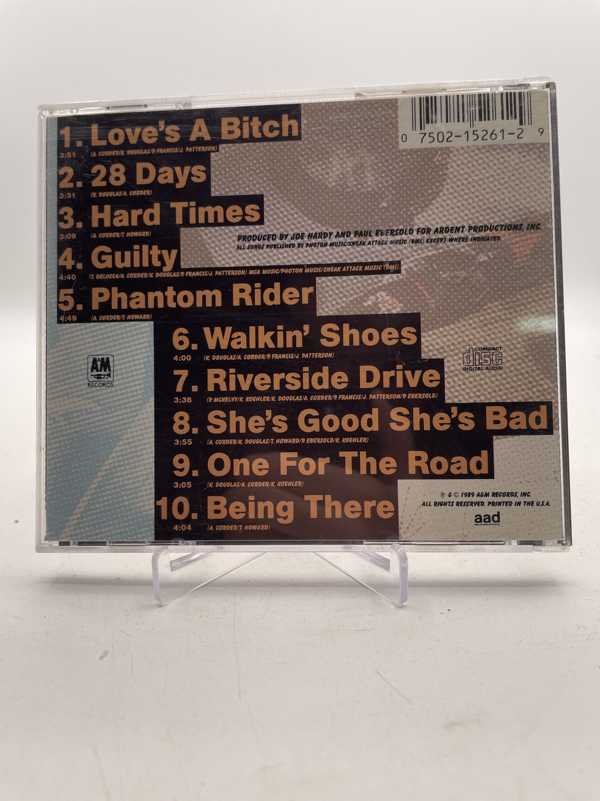 Tora Tora - Surprise Attack CD (A&M Records 1989) Hard Rock Glam Metal