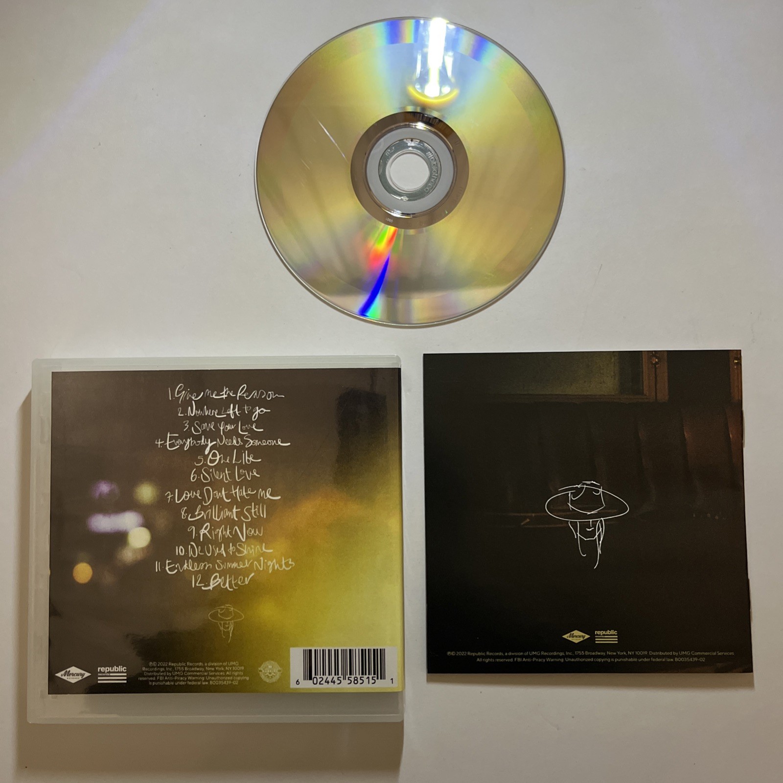 James Bay -Leap -CD -2022 (Feat: Give Me The Reason & One Life)