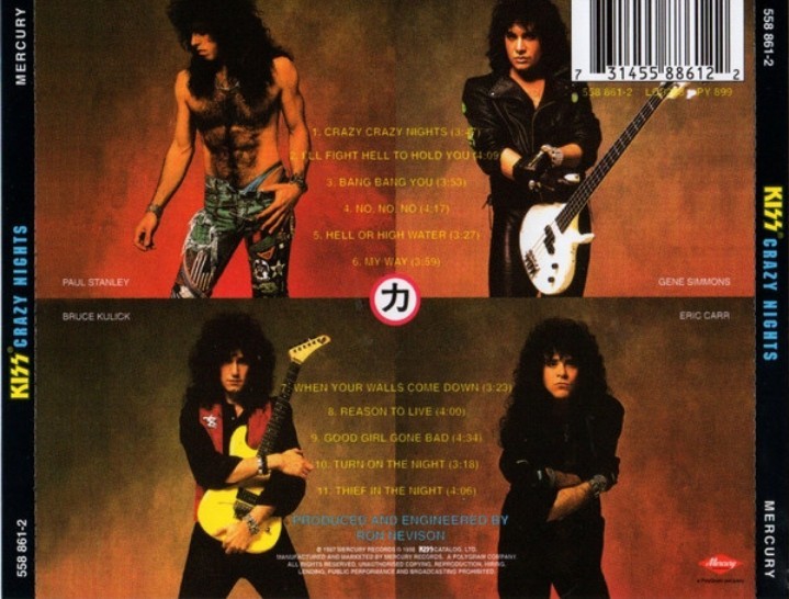 Kiss - Crazy Nights - CD