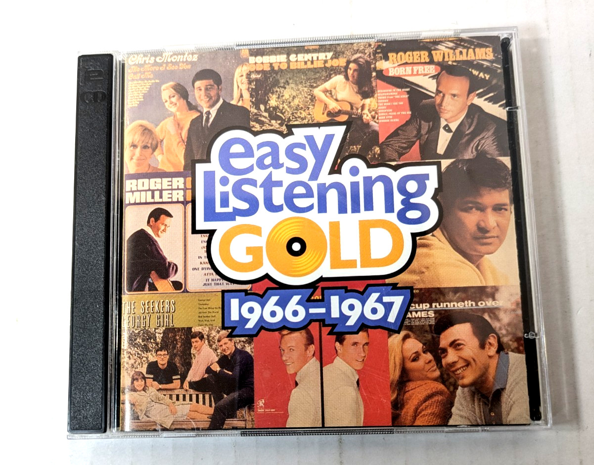 Easy Listening Gold 1966-1967 2 discs CD 30 Tracks 1960s POP Heartland Tested