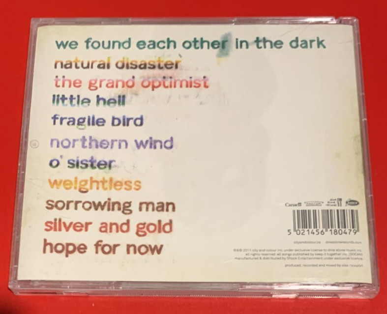 CITY AND COLOUR Little Hell CD 2011 11 Tracks Inlay Has Lyrics