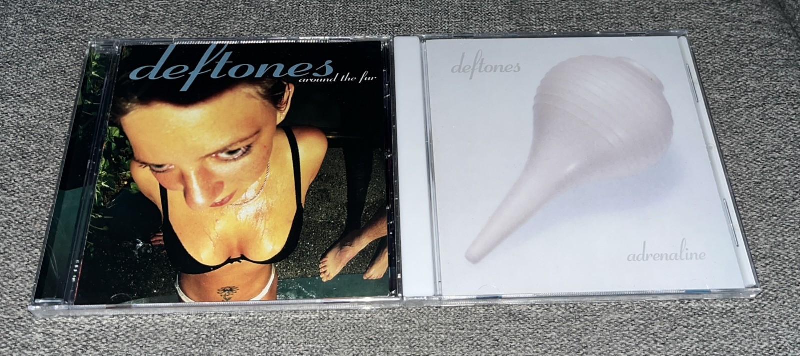 Deftones 2 CD Lot Around The Fur, Adrenaline