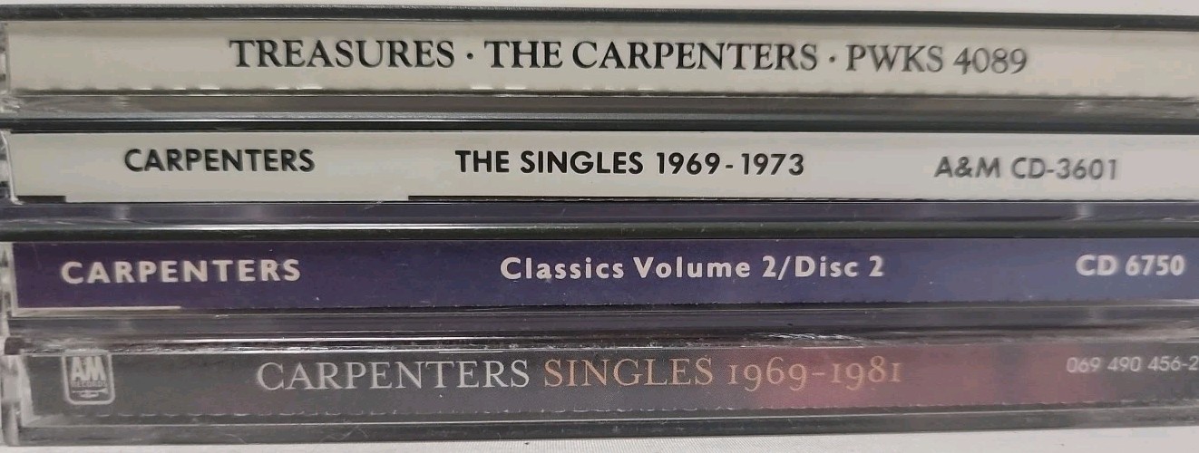Lot Of 7 The Carpenters CD's - C600 & B600