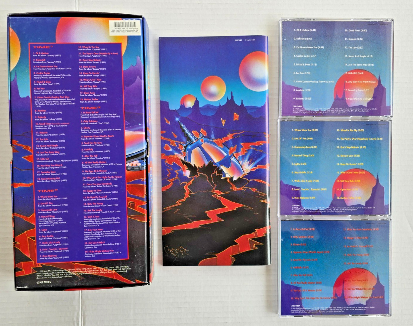 Journey Time3 3 CD Box Set w/ Booklet Very Good Condition