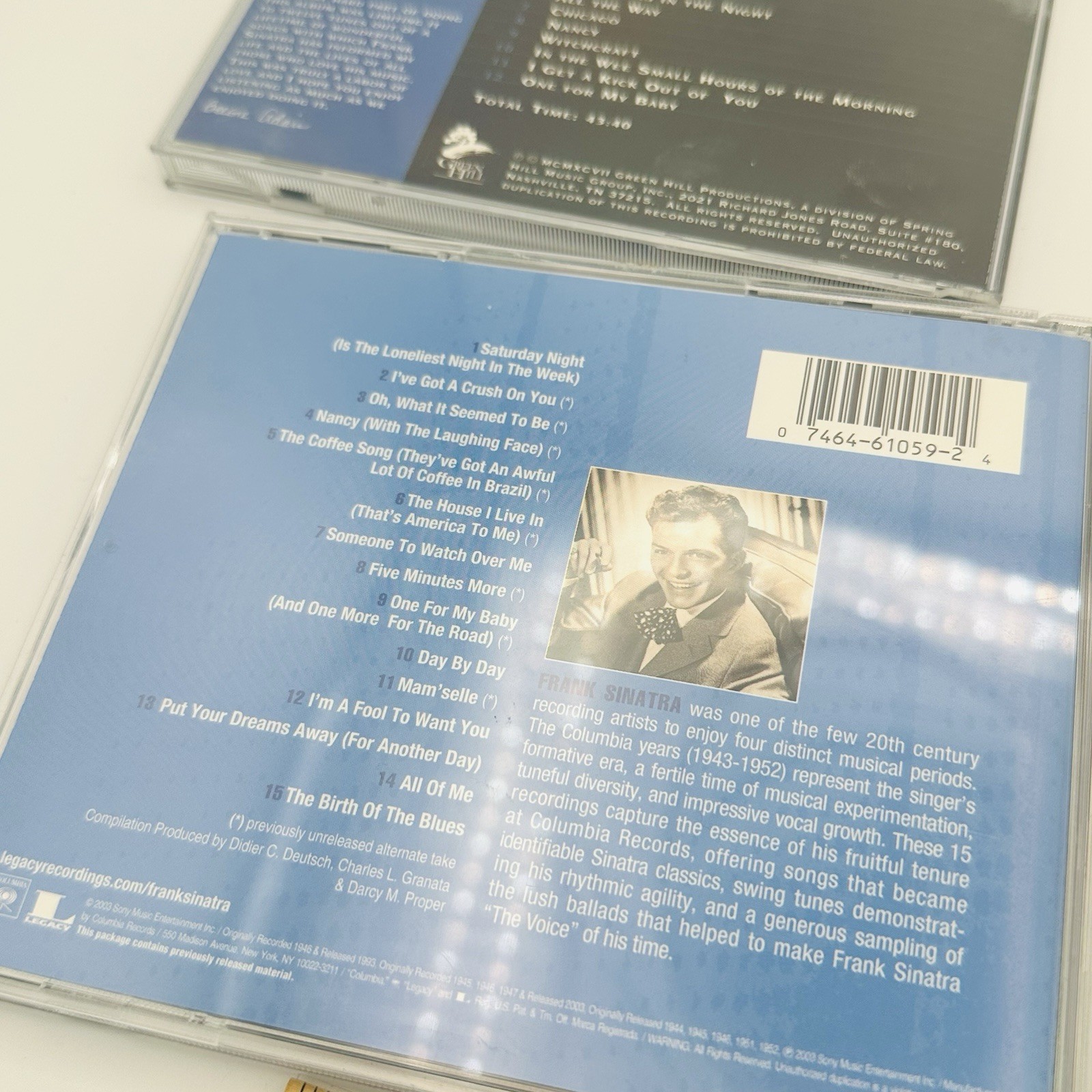 Frank Sinatra CD Lot Of 5 Collector Jazz Vocal CDs