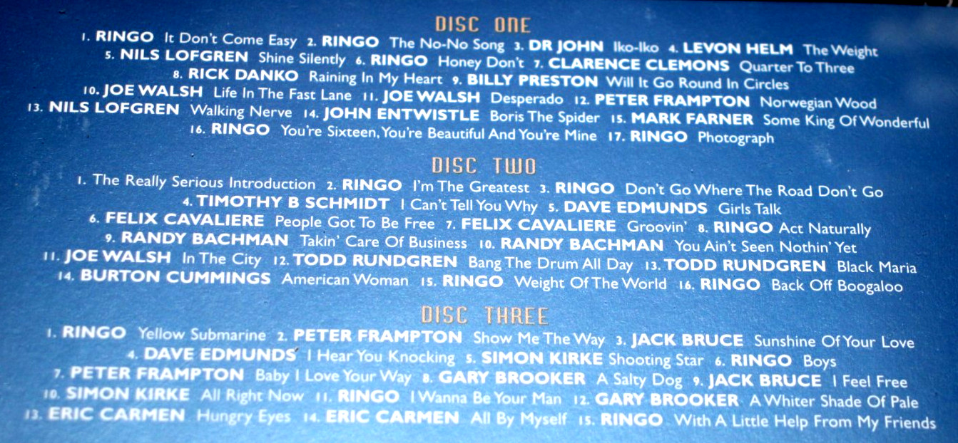Ringo Starr All Starr Band Anthology, 3CD Set (2001, Koch KOC-CD-8312) VG+
