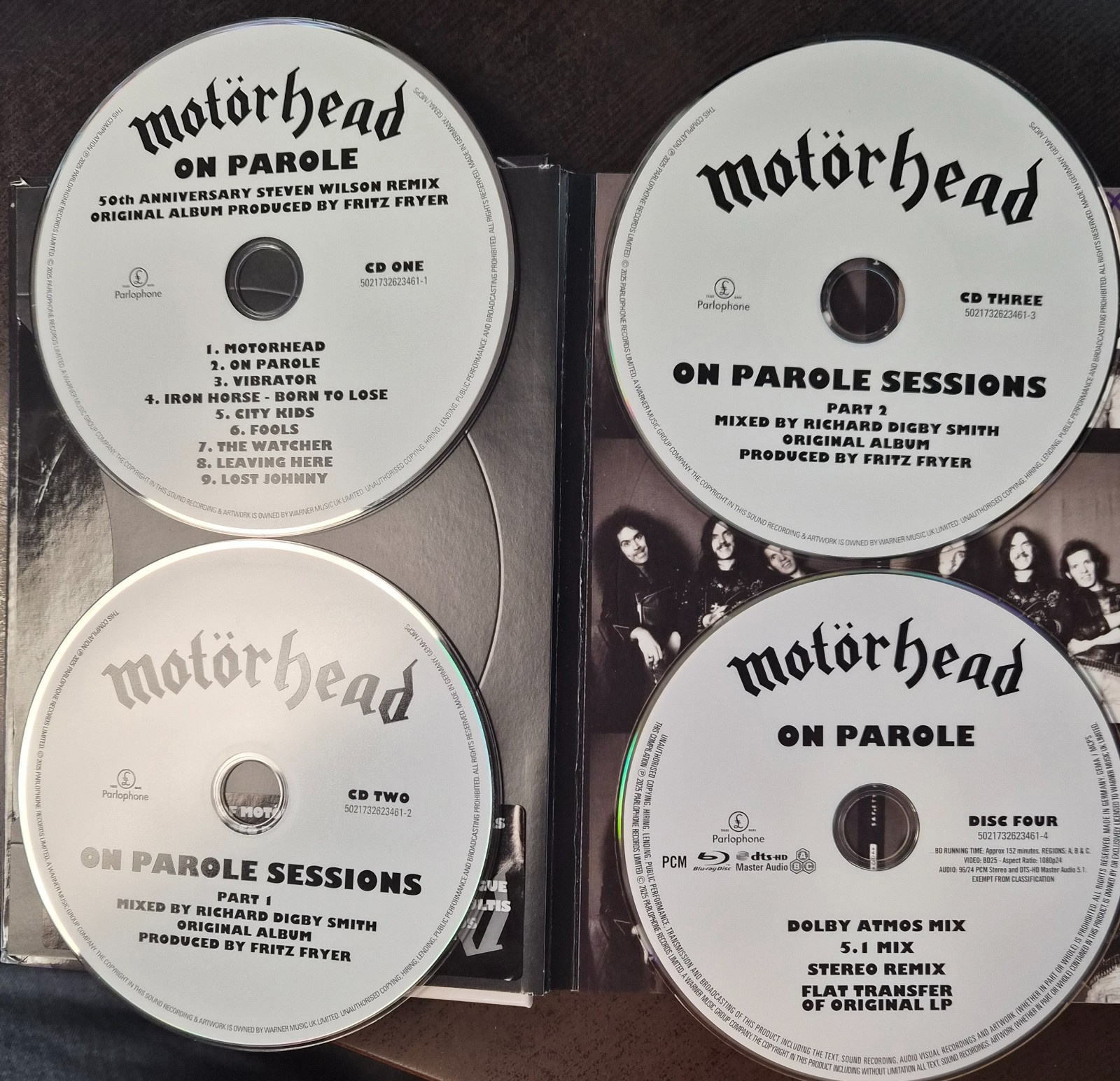 MOTORHEAD "THE ON PAROLE SESSIONS" (2026) 3CD/1BLU-RAY [IMPORT]