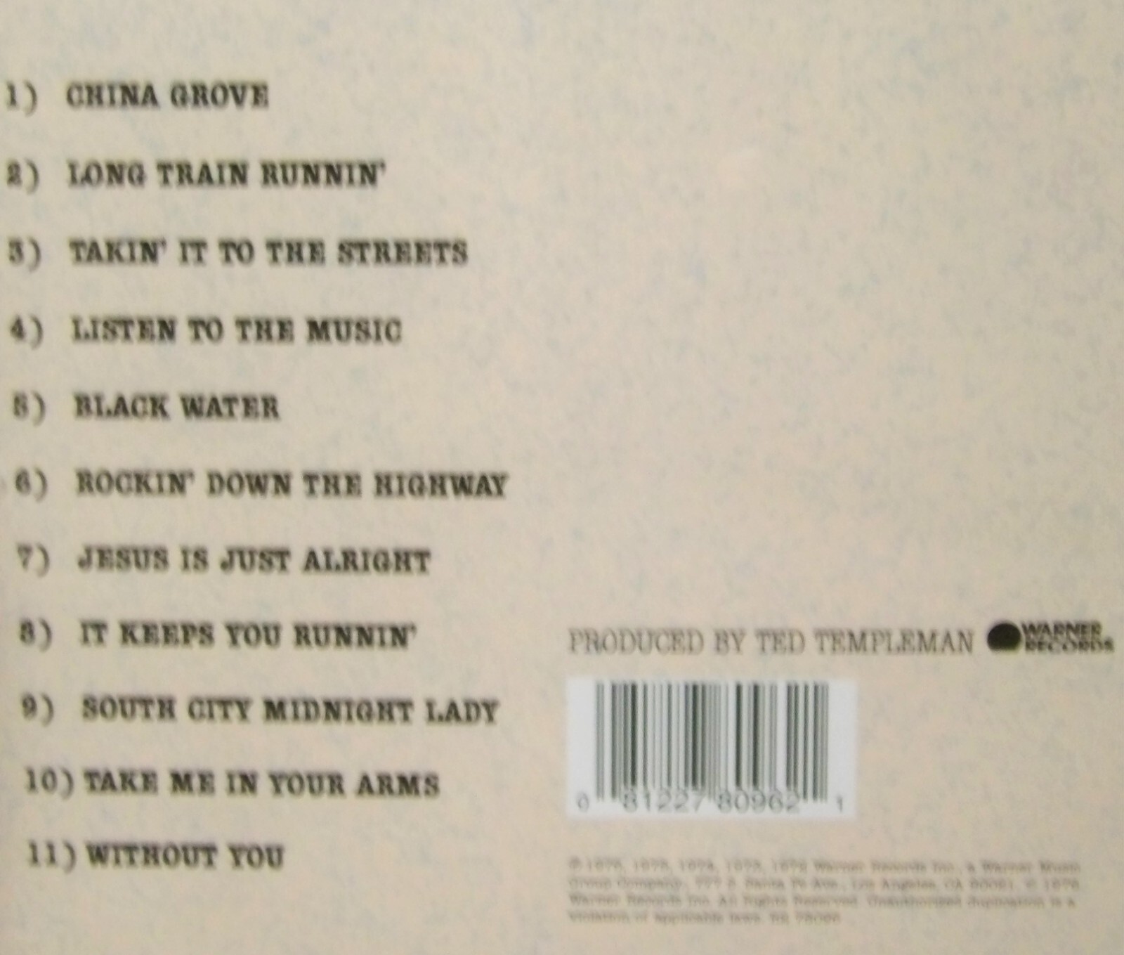 Best of Doobie Brothers NEW! CD, 11 Greatest Hits ,Black Water, China Groove,
