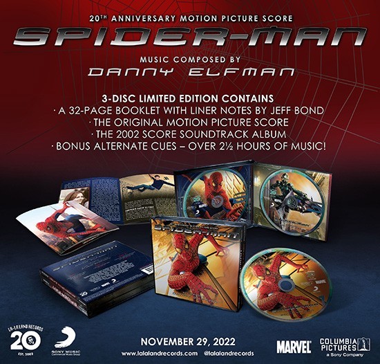 SPIDER-MAN 20TH ANNIVERSARY 3CD SET