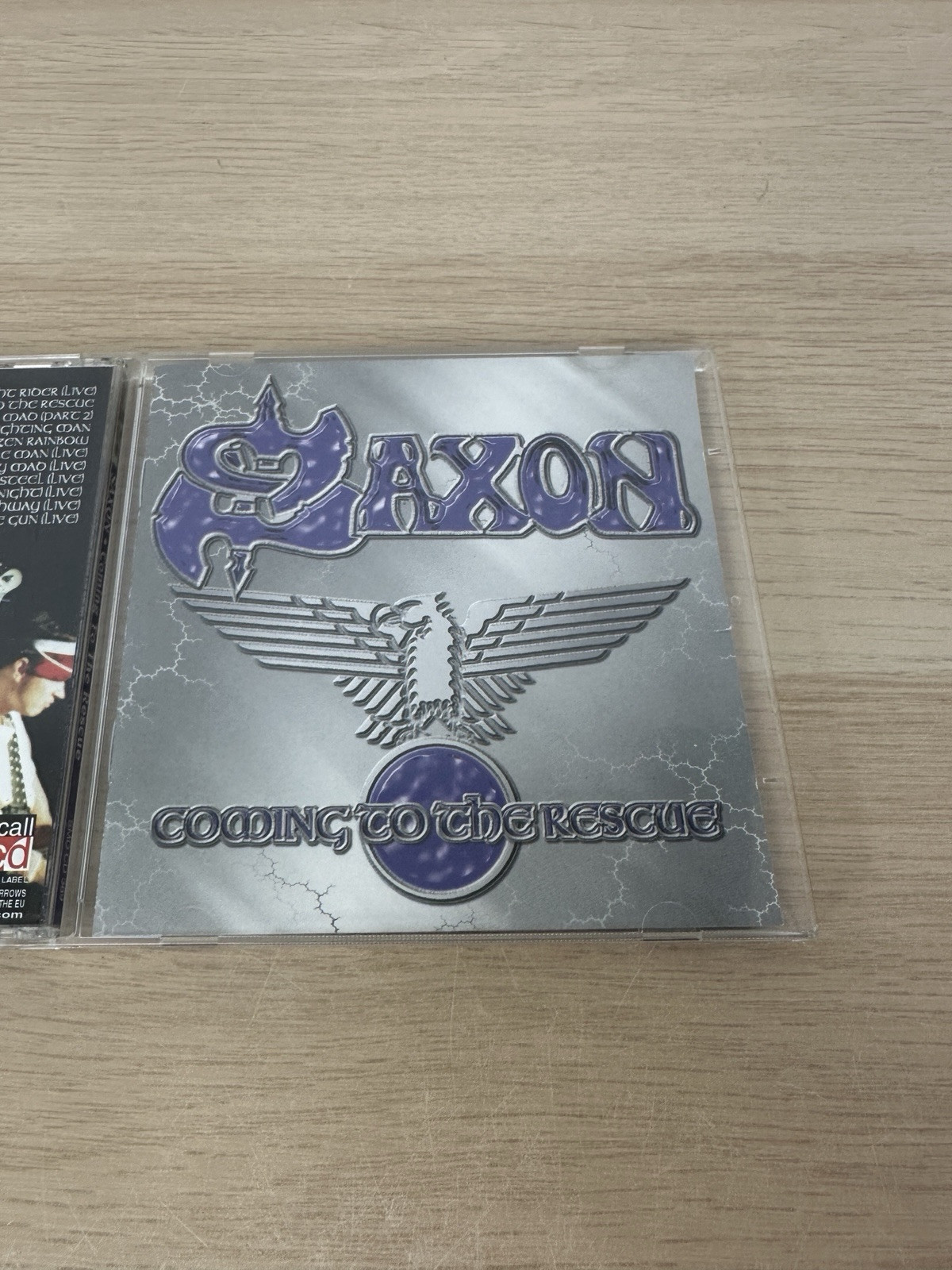 SAXON - Coming To The Rescue - 2 CD Set - UK Import - Live Recording - Snapper