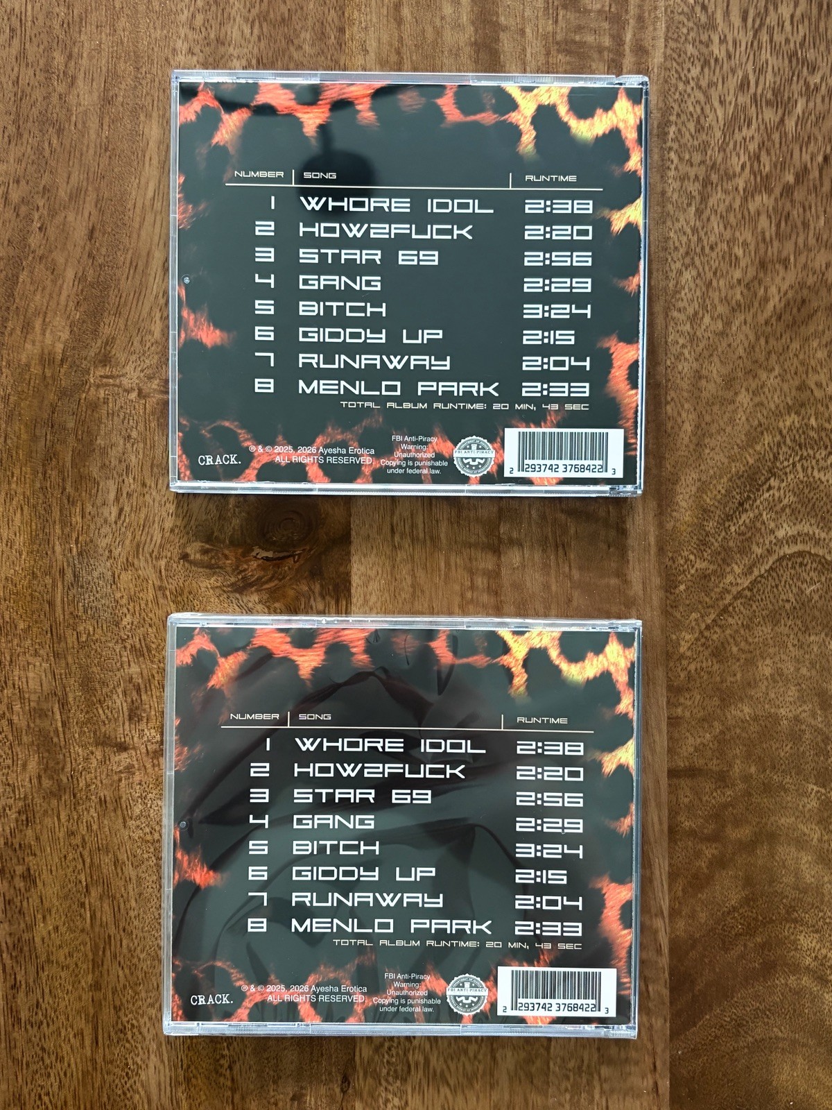Ayesha Erotica - PRECUM (New CD)