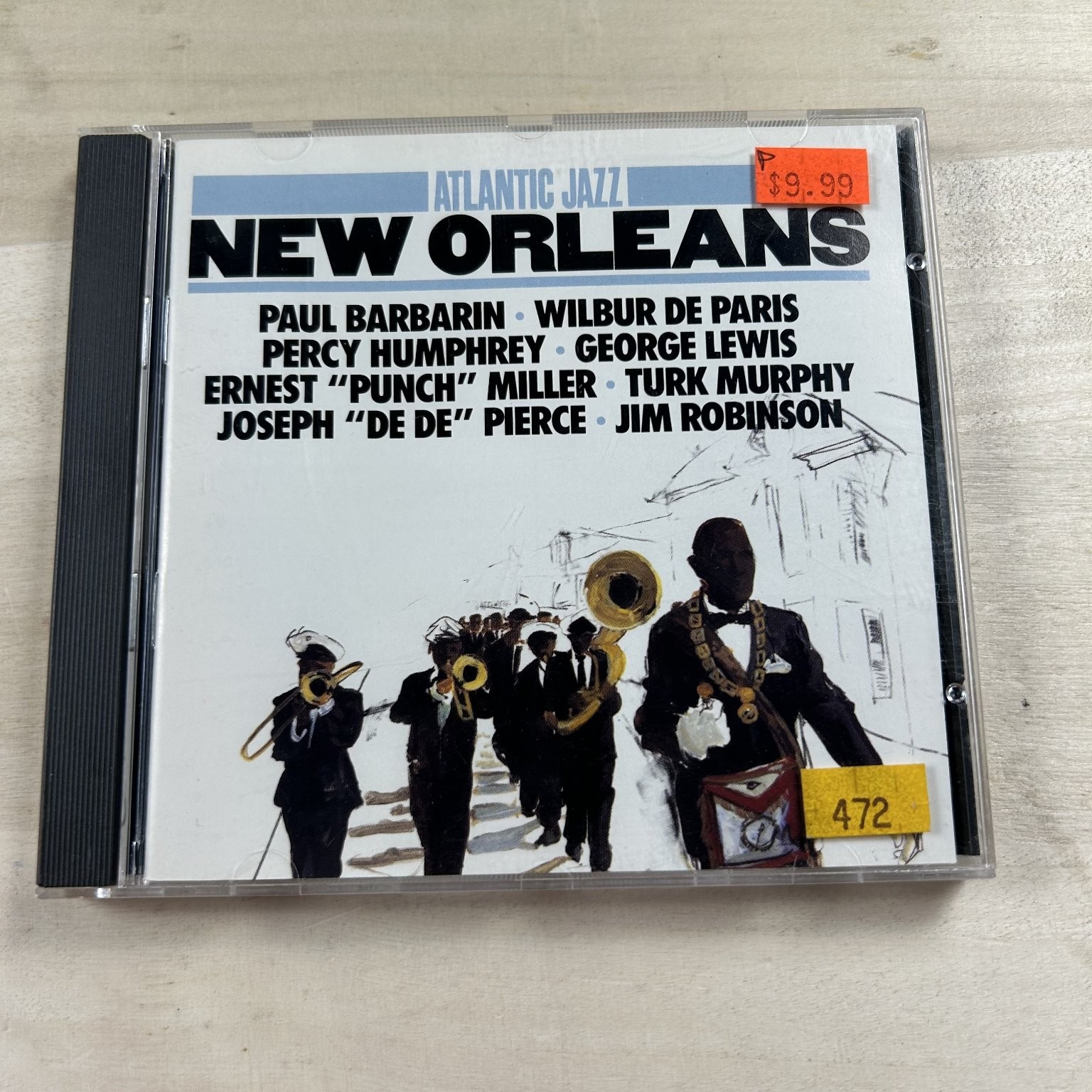 Atlantic Jazz: New Orleans CD 1986 Jazz Dixieland Compilation Rhino Atlantic
