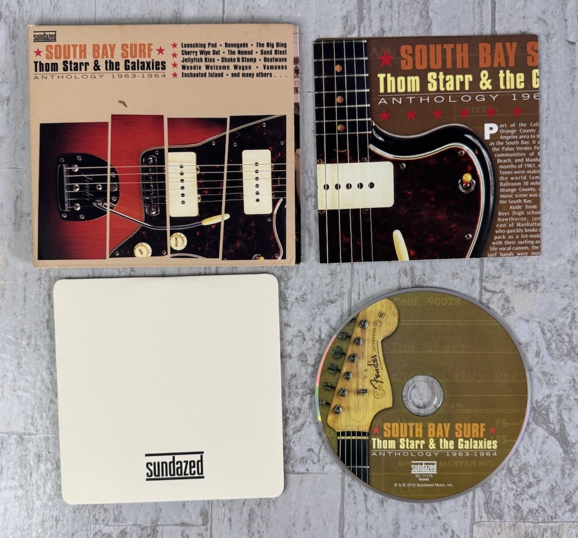 Thom Starr & The Galaxies South Bay Surf Music CD Sundazed Anthology 1963-1964