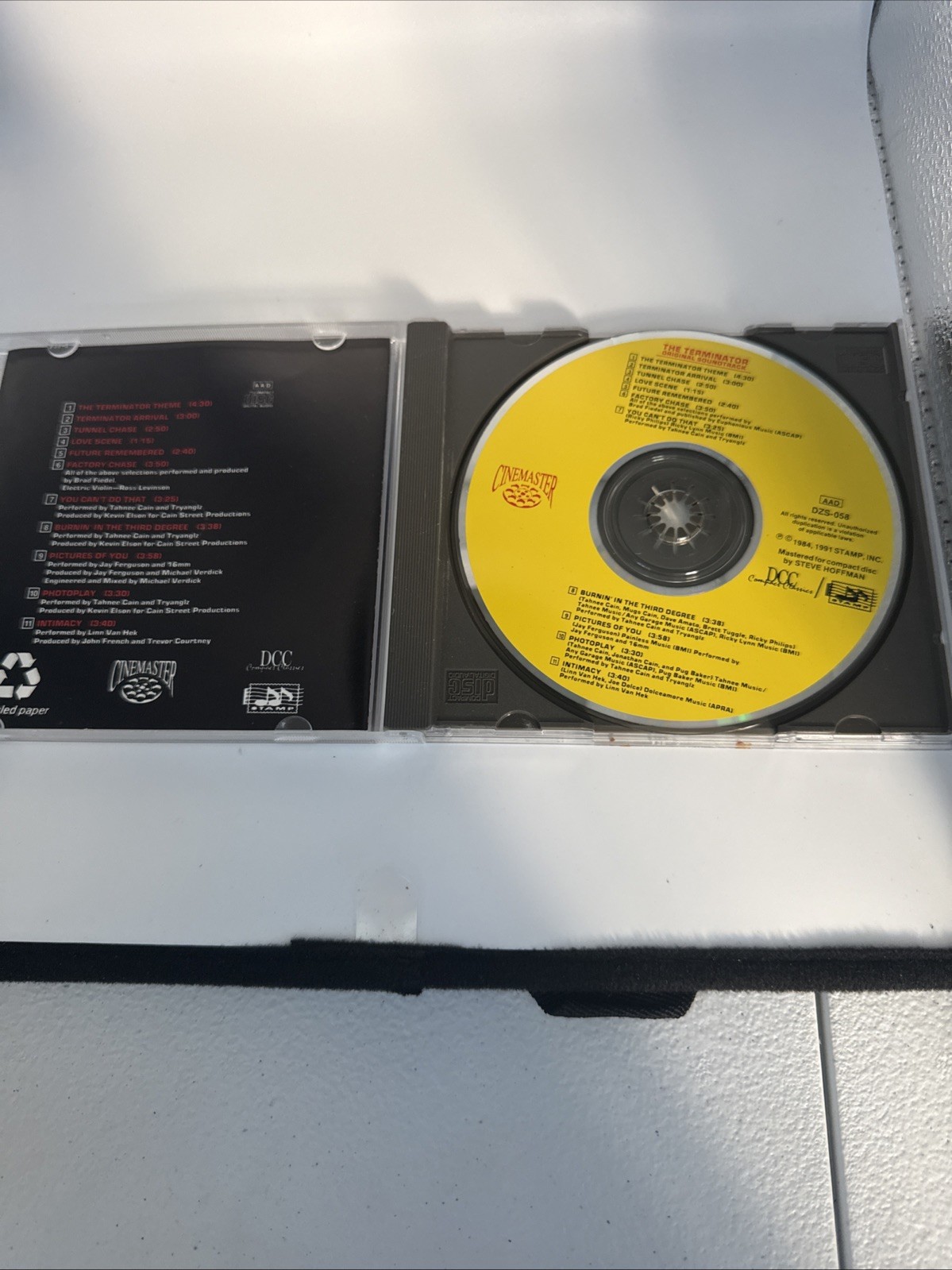 Brad Fiedel: The Terminator (Original Soundtrack) CD 1991 DCC DZS-058
