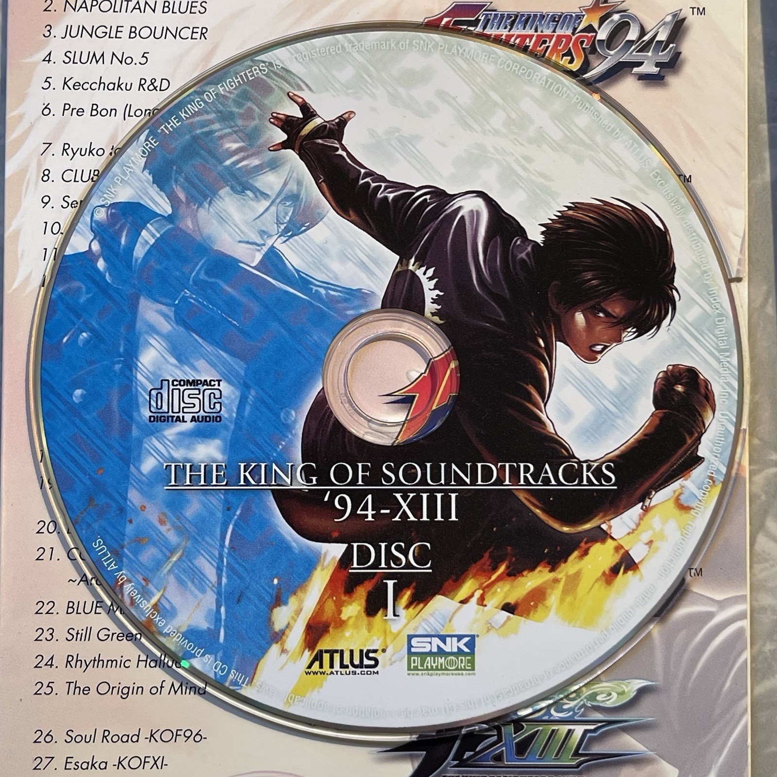 King Of Fighters • The King Of Soundtracks 94 XIII 4-Disc CD Set SNK Atlus