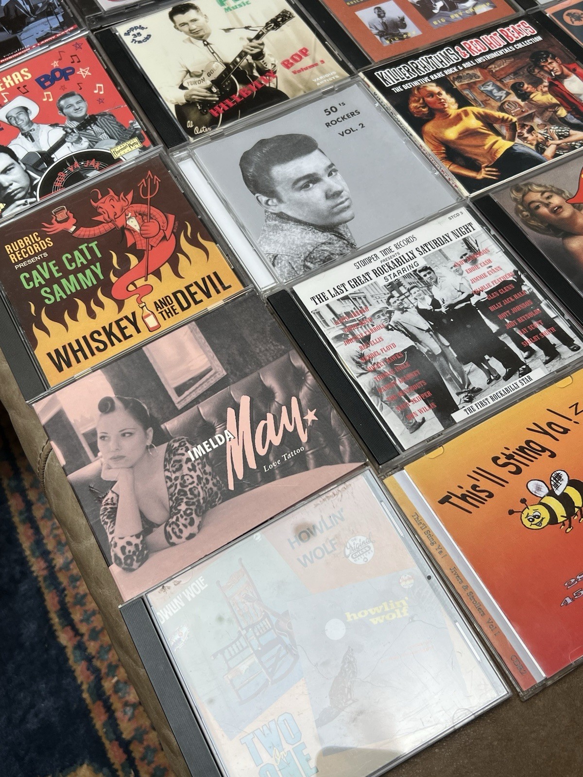 Rockabilly CD Collection Set Of 20 Good Condition Some Of Them Are RARE