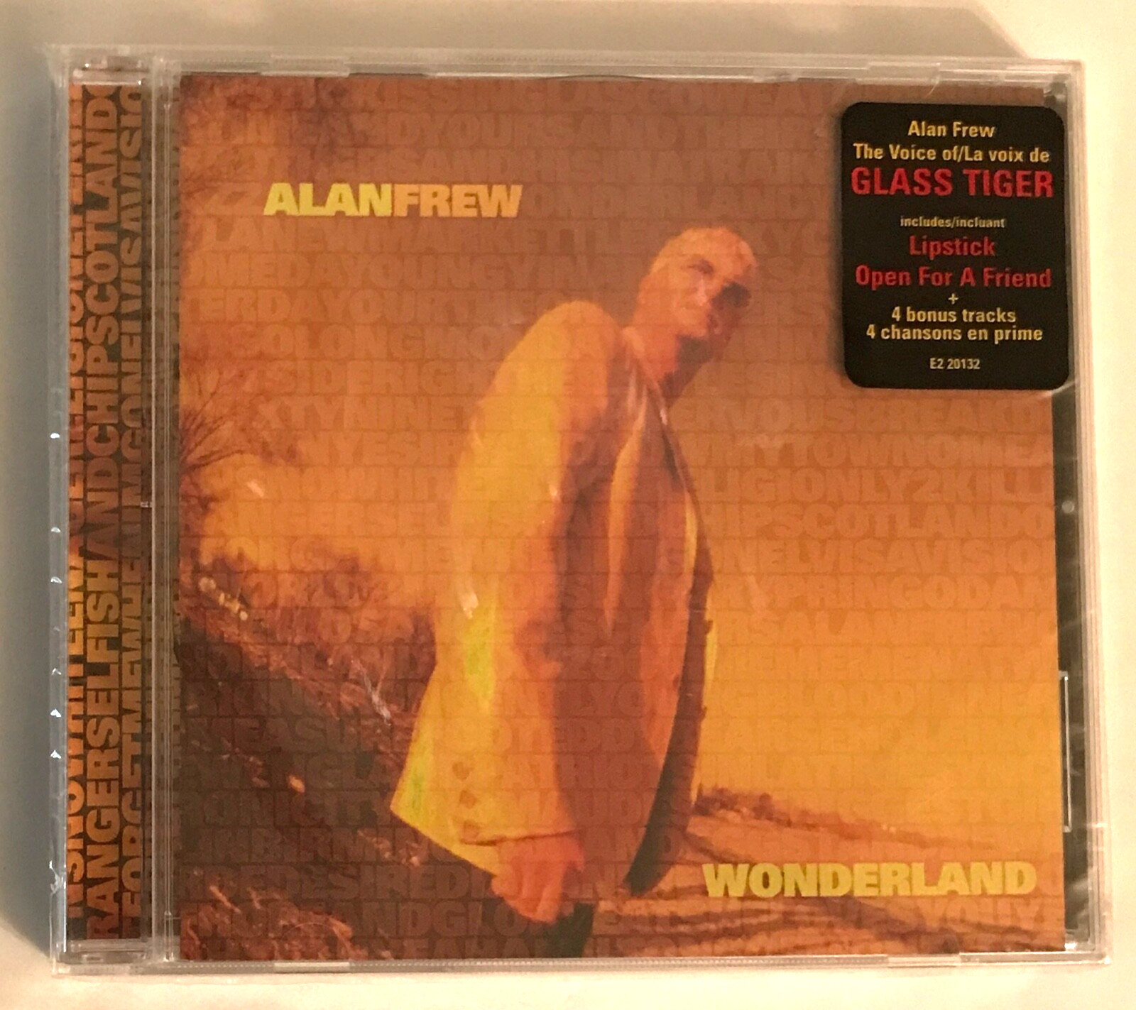 Alan Frew Wonderland CD EMI 2000 Pop Rock Glass Tiger RARE!!!!! NEW!!!!!!