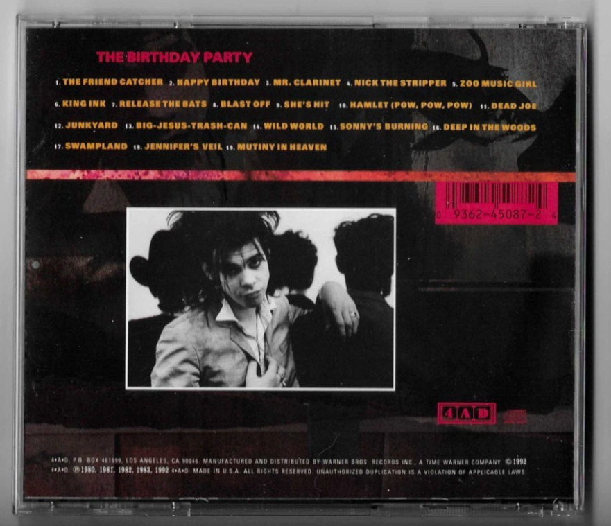 The Birthday Party - Hits (CD, 1992) - like new (Nick Cave)
