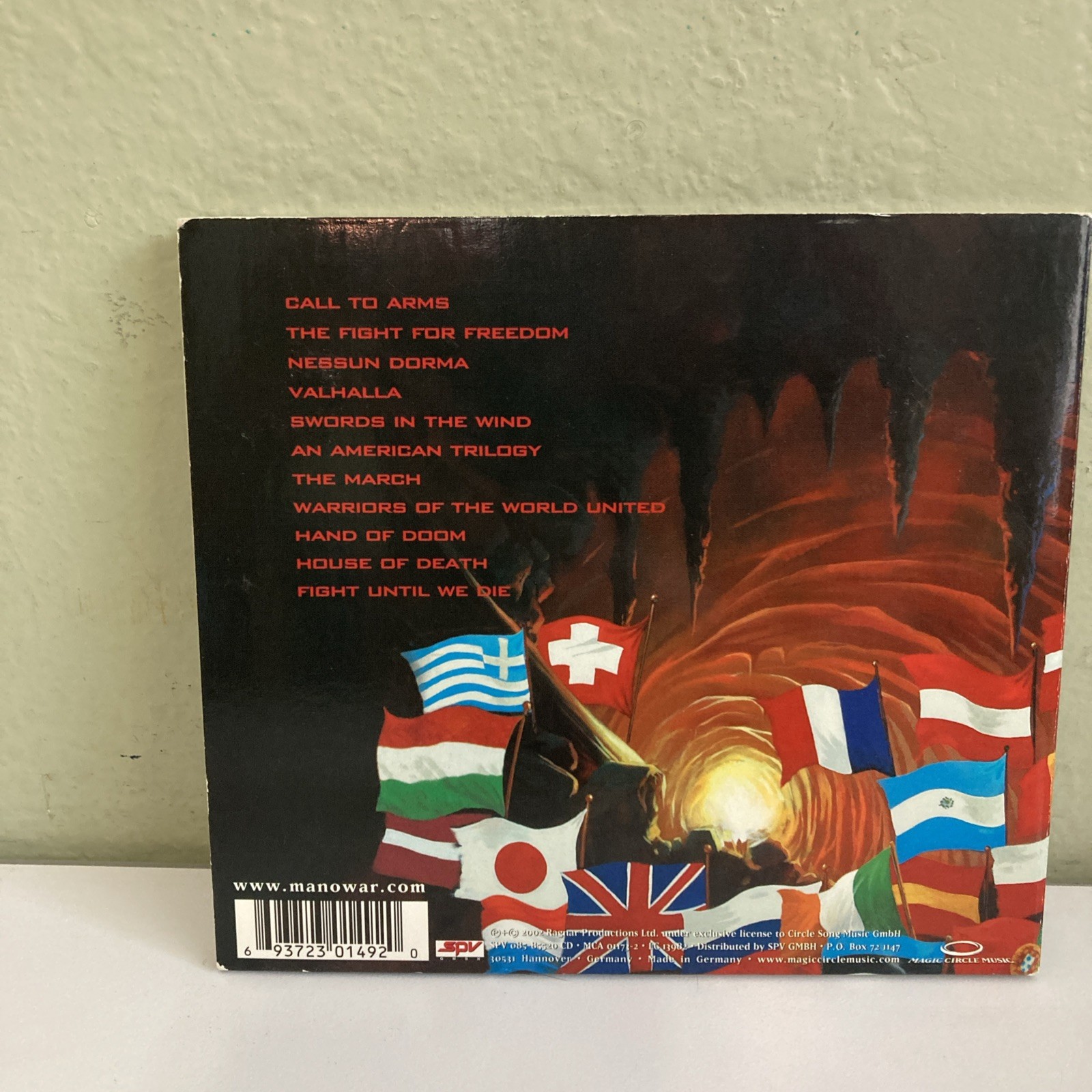 Warriors of the World [Digipak] by Manowar (CD, Jun-2005, Circle Sound) Tested