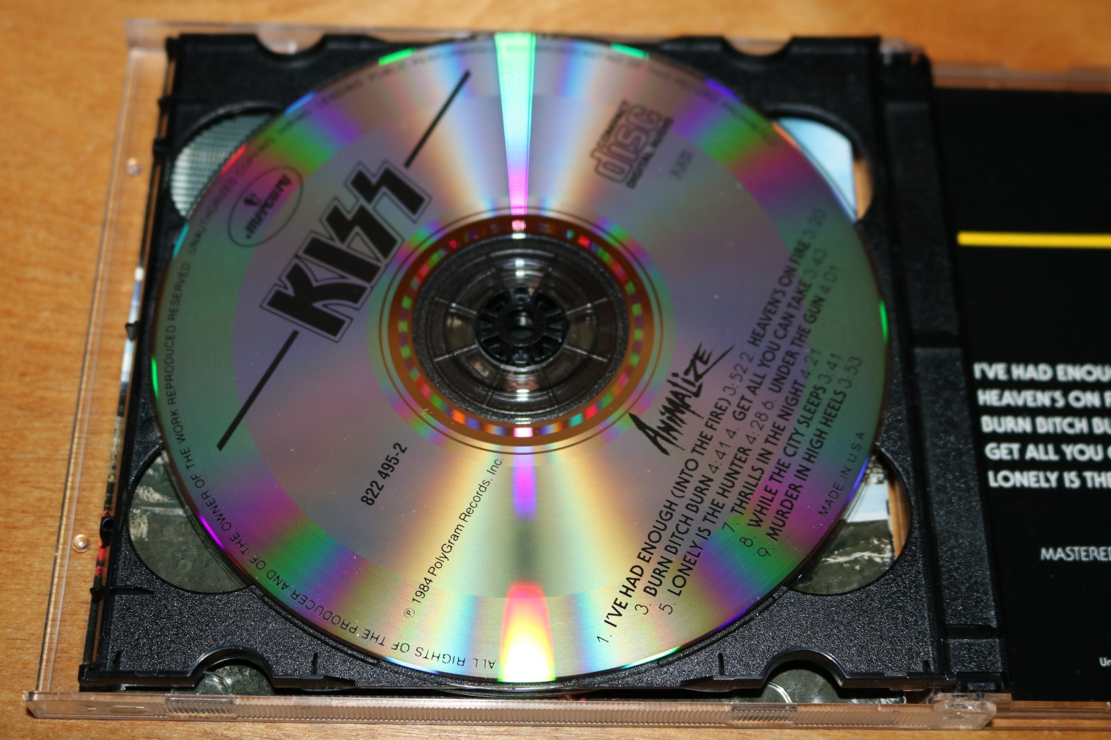 KISS Animalize 2 CD SET Club Edition RARE 1997 Catalog PAUL STANLEY Eric Carr